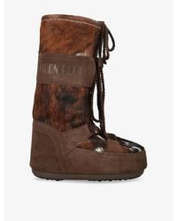 Moon Boot - Icon Archive 1985 Cowhide Leather Snow Boots - Lyst