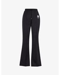 KENZO - Flare-leg Mid-rise Stretch-woven Trousers - Lyst