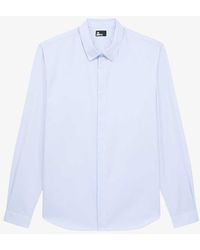 The Kooples - Regular-Fit Long-Sleeve Cotton Shirt - Lyst