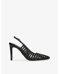 Steve Madden - Carleigh Heeled Faux-Leather Sling-Backs - Lyst