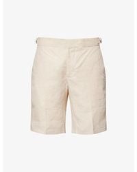 Orlebar Brown - Norwich Slim-Fit Linen Shorts - Lyst