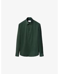 Eton - Solid Corduroy Casual-Fit Cotton Shirt - Lyst