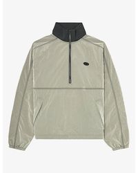 DIESEL - Half-Zip Crinkle Nylon Jacket - Lyst