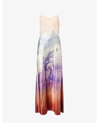 Gabriela Hearst - X Paul Smith Adolphine Silk Maxi Dress - Lyst