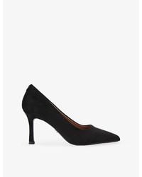 Carvela Kurt Geiger - Corletta Logo-Embellished Woven Heeled Courts - Lyst