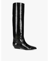 Khaite - Marfa Leather Knee-high Boots - Lyst