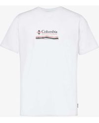 Columbia - Explorers Canyontm Graphic-print Cotton-jersey T-shirt - Lyst