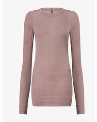 Rick Owens - Basic Long-Sleeve Cotton T-Shirt - Lyst