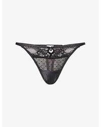 Lounge Underwear - Adelyn Lace Thong - Lyst