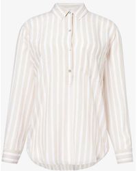 Rails - Tural Stripe Elle Stripe-print Relaxed Fit Shirt - Lyst