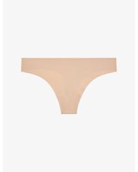 Simone Perele - Uniq Mid-Rise Microfibre Thong - Lyst