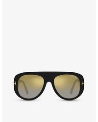Tom Ford - Tr001779 Cecil Aviator-frame Acetate Sunglasses - Lyst