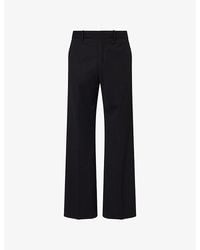 Acne Studios - Palvin Wide-Leg Wool Jacquard Trousers - Lyst