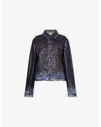Acne Studios - Coated Classic Denim Jacket - Lyst
