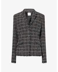Erdem - Fitted Single-Breasted Tweed Blazer - Lyst