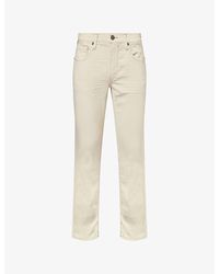 PAIGE - Federal Straight-Leg Slim-Fit Stretch-Denim Jeans - Lyst