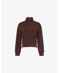 Varley - Sian Cropped Modal-Jersey Sweatshirt - Lyst