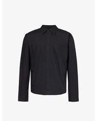 Entire studios - Long-sleeved Chest-pocket Cotton Shirt X - Lyst