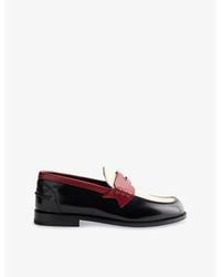 Christian Louboutin - Plato Leather Loafers - Lyst