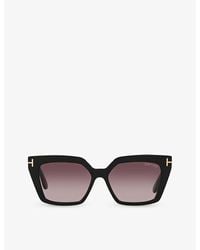 Tom Ford - Tr001637 Winona Cat Eye-frame Acetate Sunglasses - Lyst