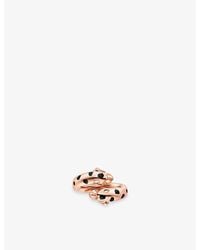 Cartier - Panthère De 18Ct Rose- And Tsavorite Garnet Ring - Lyst