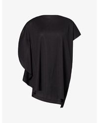 Pleats Please Issey Miyake - A-Poc Slice Pleated Knitted Shirt - Lyst