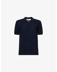 Orlebar Brown - Roddy Open Mesh-Stitch Woven Polo Shirt - Lyst