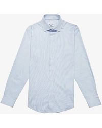 Reiss - Bengal Stripe Slim-fit Cotton Shirt - Lyst