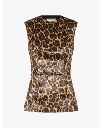 DARKPARK - Joy Faux Pony-Hair Top - Lyst