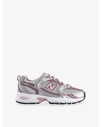 New Balance - Mr530 Leather And Mesh Trainers - Lyst