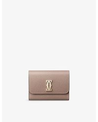 Cartier - C De Mini Leather Wallet - Lyst
