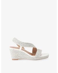 Carvela Kurt Geiger - Gala Jewel Woven Sandals - Lyst