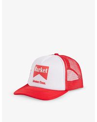 Market - Adventure Team Brand-print Woven Baseball Cap - Lyst