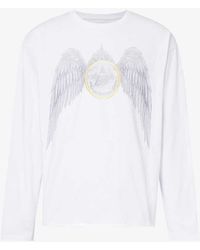 Who Decides War - Winged Graphic-print Regular-fit Cotton-jersey T-shirt - Lyst