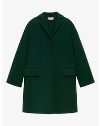 Marni - Single-Breasted Wool And Cashmere Coat - Lyst