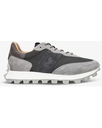 Tod's - Allacciata 25k Runner Leather And Shell Low-top Trainers - Lyst