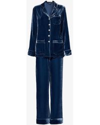 Olivia Von Halle - Coco Regular-fit Rayon And Silk-blend Pyjama Set - Lyst