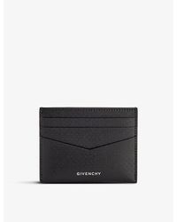 Givenchy - Foiled-branding Leather Card Holder - Lyst
