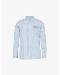 Polo Ralph Lauren - Stripe-print Classic-fit Cotton-poplin Shirt - Lyst