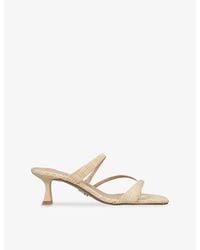 Steve Madden - Ajay Heeled Woven Sandals - Lyst