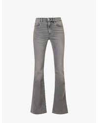 FRAME - Le High Flare Flared-leg High-rise Denim-blend Jeans - Lyst