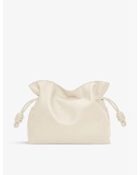 Loewe - Flamenco Knotted Leather Clutch Bag - Lyst