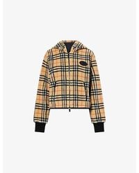 Burberry - Fiona Hooded Wool-Blend Jacket - Lyst
