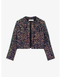 IRO - Daphne Sequin-embellished Regular-fit Woven Jacket - Lyst