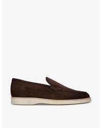 Magnanni - Paraiso Tonal-Stitching Suede Loafers - Lyst