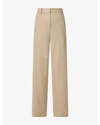 Twp - Ellie Straight-Leg Wool-Blend Trousers - Lyst