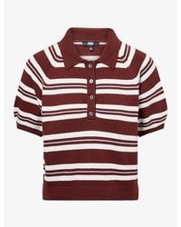 PAIGE - Birch Striped Cotton-Blend Top - Lyst