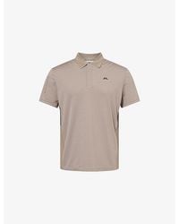 J.Lindeberg - Neri Hybrid Knit Polo Shirt - Lyst