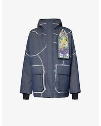 Who Decides War - Brand-embroidered Padded Jacket - Lyst
