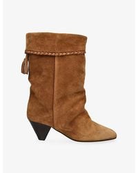 Isabel Marant - Dalby Suede Heeled Boots - Lyst